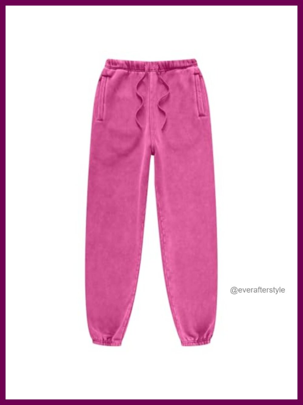 Men's Acid Wash Fleece Sweatpants Baggy Joggers Pockets
